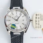 Swiss Quality Omega Aqua Terra 150m Citizen 8215 Watch Silver Wave Dial